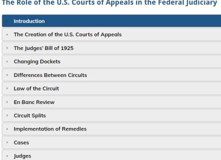 The Role of the U.S. Courts of Appeals in the Federal Judiciary