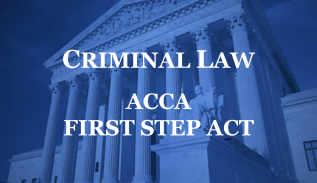 Criminal Law, ACCA, First Step Act discussed on Term Talk
